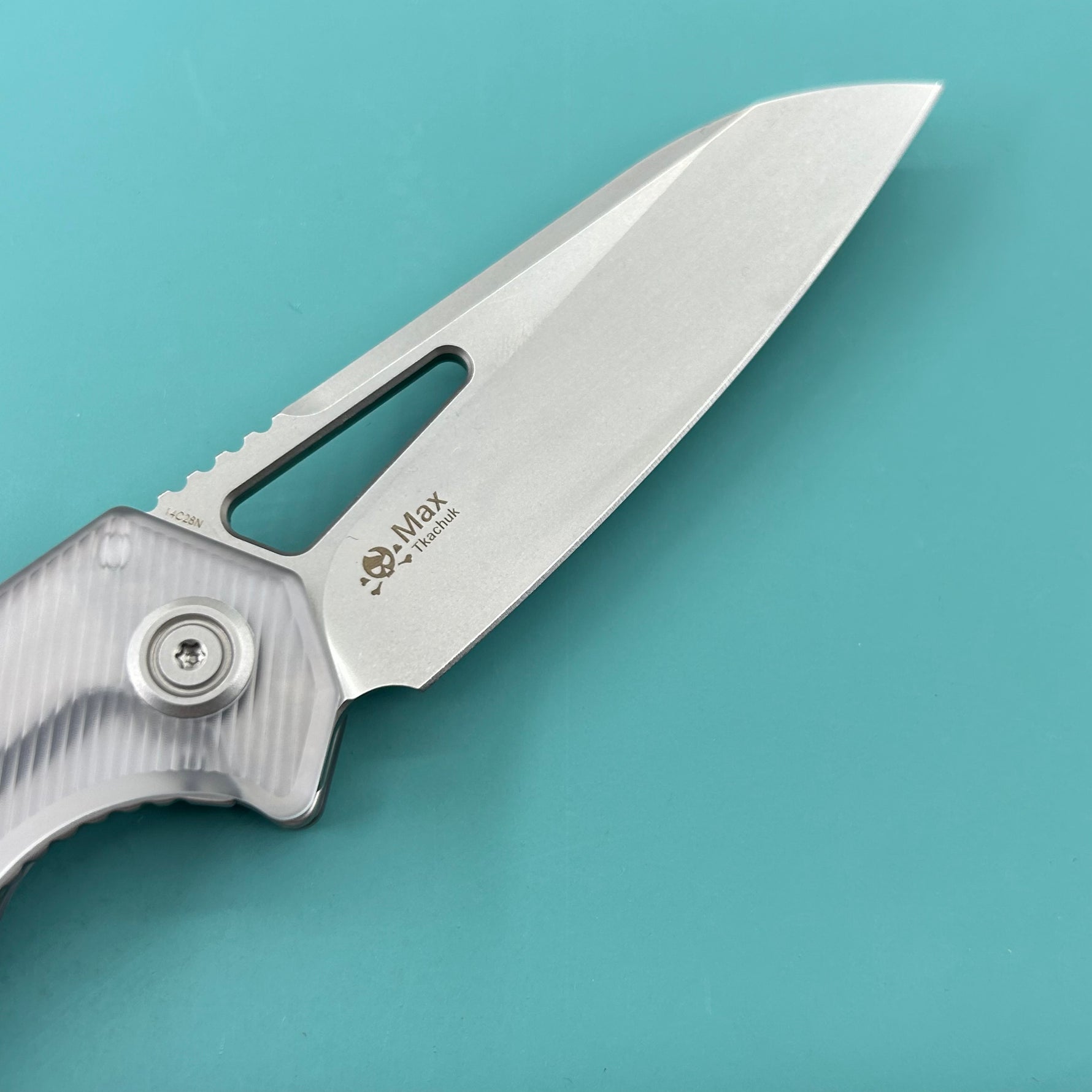 KUBEY Knife KU291-1E Vagrant Linerlock Translucent Polycarbonate    Fold Knife