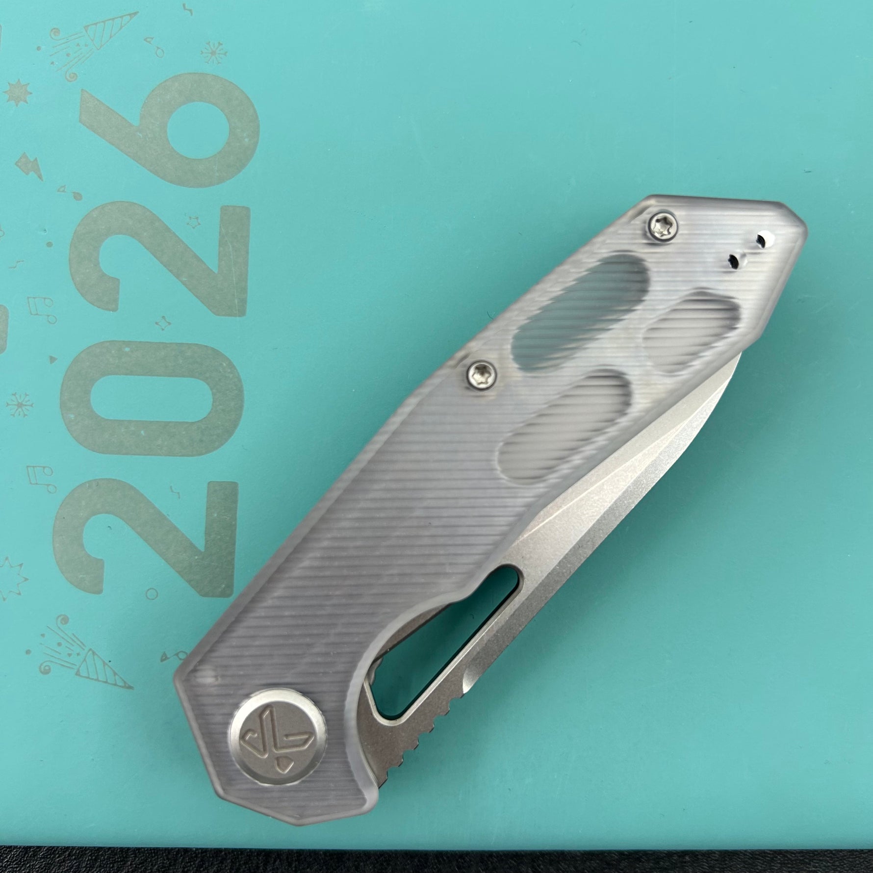 KUBEY Knife KU291-1E Vagrant Linerlock Translucent Polycarbonate    Fold Knife