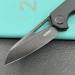 KUBEY Knife KU291-1f Vagrant Linerlock Blackout    Folding Knife