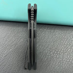 KUBEY Knife KU291-1f Vagrant Linerlock Blackout    Folding Knife