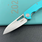 KUBEY Knife KU291-1A Vagrant Linerlock Tiffany Blue   Fold Knife