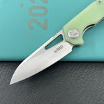 KUBEY Knife KU291M Vagrant Linerlock Jade  Fold Knife