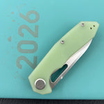 KUBEY Knife KU291M Vagrant Linerlock Jade  Fold Knife