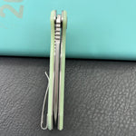 KUBEY Knife KU291M Vagrant Linerlock Jade  Fold Knife