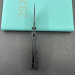 KUBEY Knife KU505D Bedrock Crossbar Lock Blackout G10 Handle Fold Knife