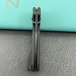 KUBEY Knife KU505D Bedrock Crossbar Lock Blackout G10 Handle Fold Knife