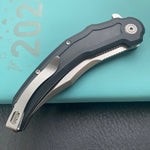 KUBEY  knife KU346A Crest Pikal Linerlock Black Folding Knife