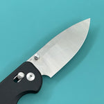 KUBEY Knife KU505A Bedrock Crossbar Lock Black G10 Handle Fold Knife