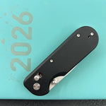 KUBEY Knife KU505A Bedrock Crossbar Lock Black G10 Handle Fold Knife