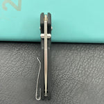 KUBEY Knife KU505A Bedrock Crossbar Lock Black G10 Handle Fold Knife