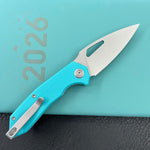 KUBEY Knife KU122-1B Coeus Linerlock Tiffany Blue   Fold Knife