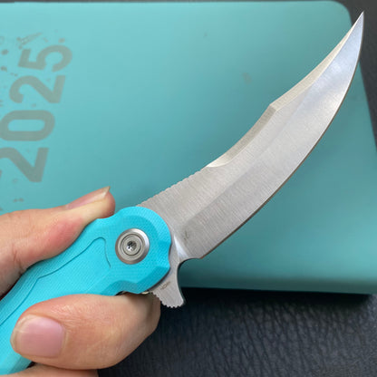 KU KNIVES KU346B Crest Pikal Linerlock Tiffany Blue Folding Knife