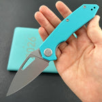 KUBEY Knife KU122-1B Coeus Linerlock Tiffany Blue   Fold Knife