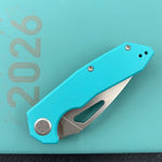 KUBEY Knife KU122-1B Coeus Linerlock Tiffany Blue   Fold Knife