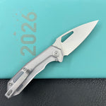 KUBEY Knife KU122-1A Coeus Linerlock Translucent Polycarbonate   Fold Knife