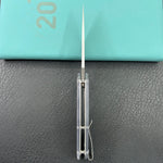 KUBEY Knife KU122-1A Coeus Linerlock Translucent Polycarbonate   Fold Knife