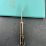 KUBEY Knife KU122S Coeus Linerlock Ultem   Fold Knife