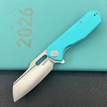 KUBEY Knife KU328L Atlas Linerlock Tiffany Blue  Folding Knife