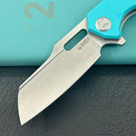 KUBEY Knife KU328L Atlas Linerlock Tiffany Blue  Folding Knife