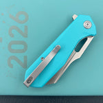 KUBEY Knife KU328L Atlas Linerlock Tiffany Blue  Folding Knife