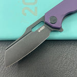 KUBEY Knife KU328M Atlas Linerlock Black Purple   Folding Knife