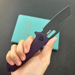 KUBEY Knife KU328M Atlas Linerlock Black Purple   Folding Knife
