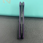 KUBEY Knife KU328M Atlas Linerlock Black Purple   Folding Knife