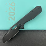 KUBEY Knife KU328G Atlas Linerlock Blackout   Folding Knife
