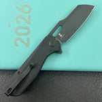 KUBEY Knife KU328G Atlas Linerlock Blackout   Folding Knife