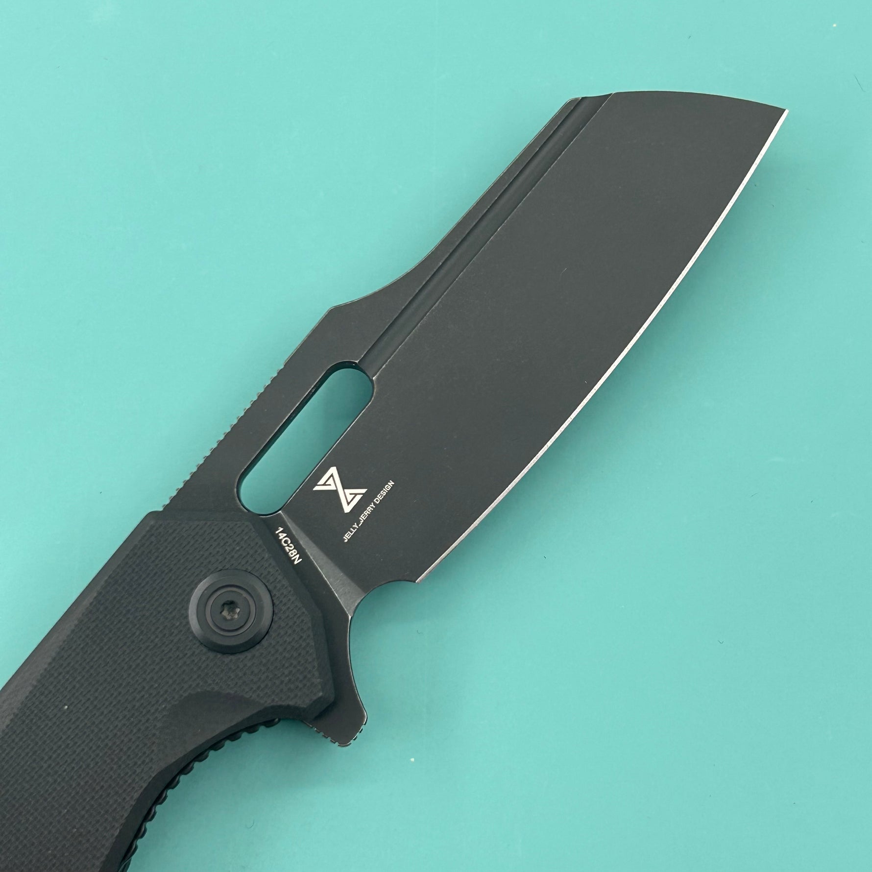 KUBEY Knife KU328G Atlas Linerlock Blackout   Folding Knife