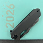 KUBEY Knife KU328G Atlas Linerlock Blackout   Folding Knife