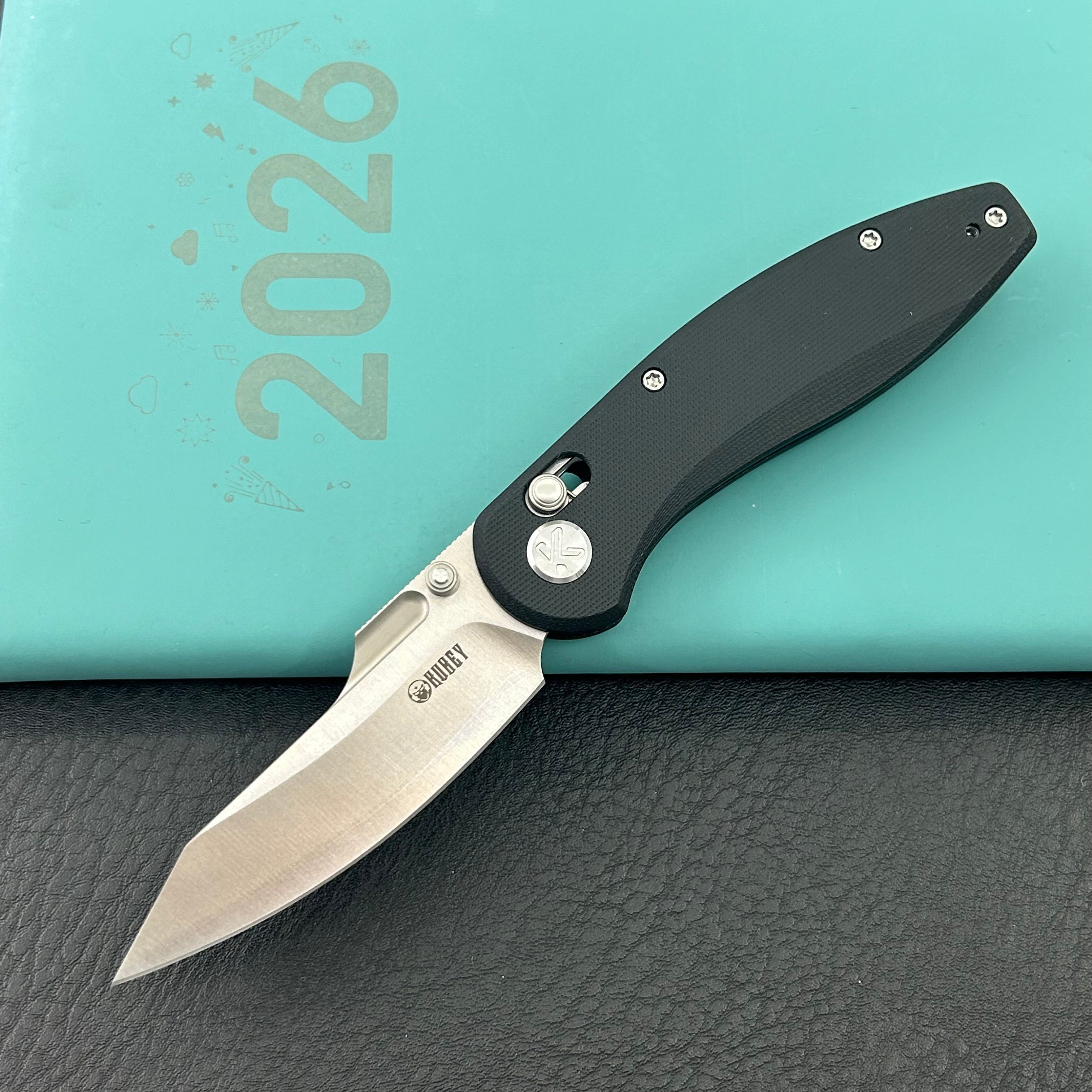 KUBEY Knife KU422A Minor Crossbar Lock Black  Folding Knife