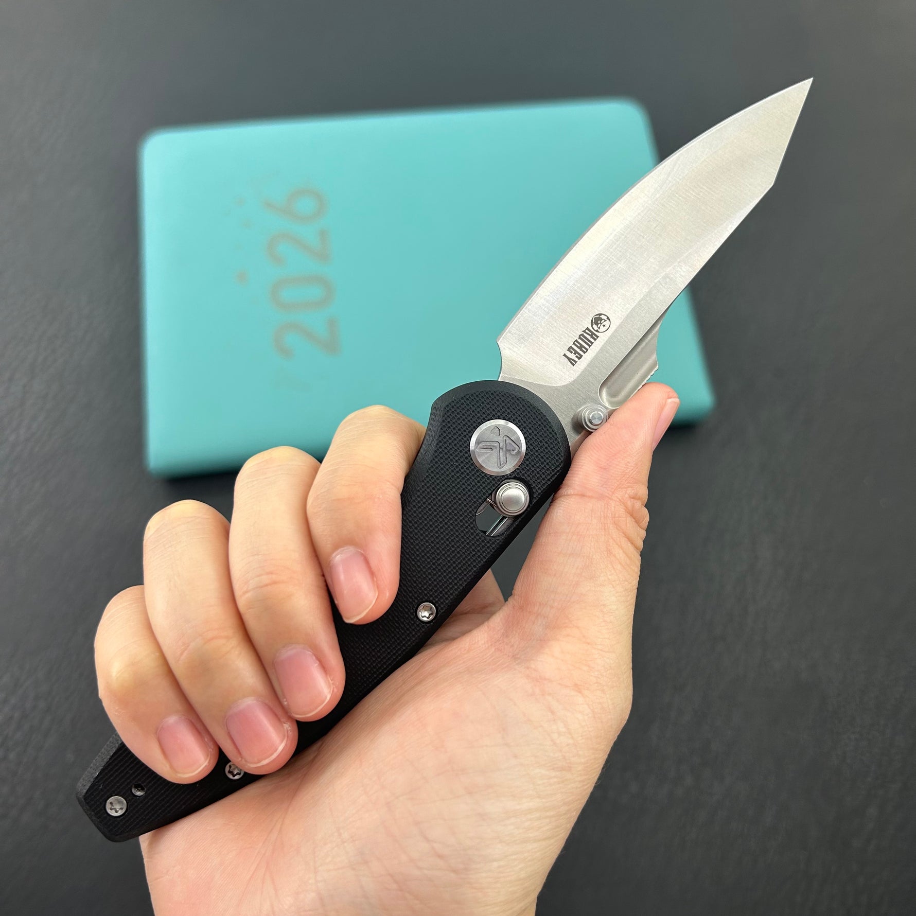 KUBEY Knife KU422A Minor Crossbar Lock Black  Folding Knife