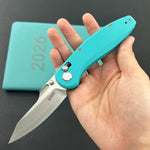 KUBEY Knife KU422C Minor Crossbar Lock Tiffany Blue  Folding Knife