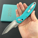 KUBEY Knife KU422C Minor Crossbar Lock Tiffany Blue  Folding Knife