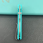 KUBEY Knife KU422C Minor Crossbar Lock Tiffany Blue  Folding Knife