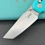 KUBEY Knife KU237G Carve Crossbarlock Tiffany Blue  Folding Knife