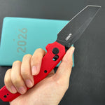 KUBEY Knife KU237D Carve Crossbarlock Black   Folding Knife