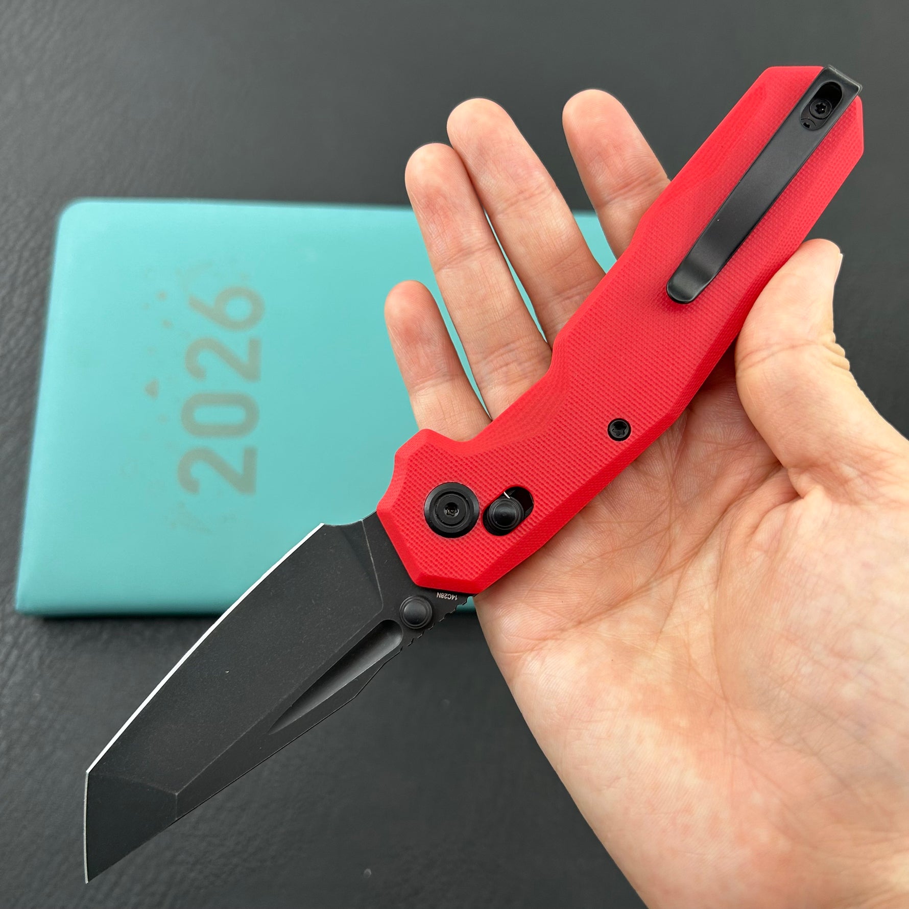 KUBEY Knife KU237D Carve Crossbarlock Black   Folding Knife