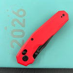 KUBEY Knife KU237D Carve Crossbarlock Black   Folding Knife