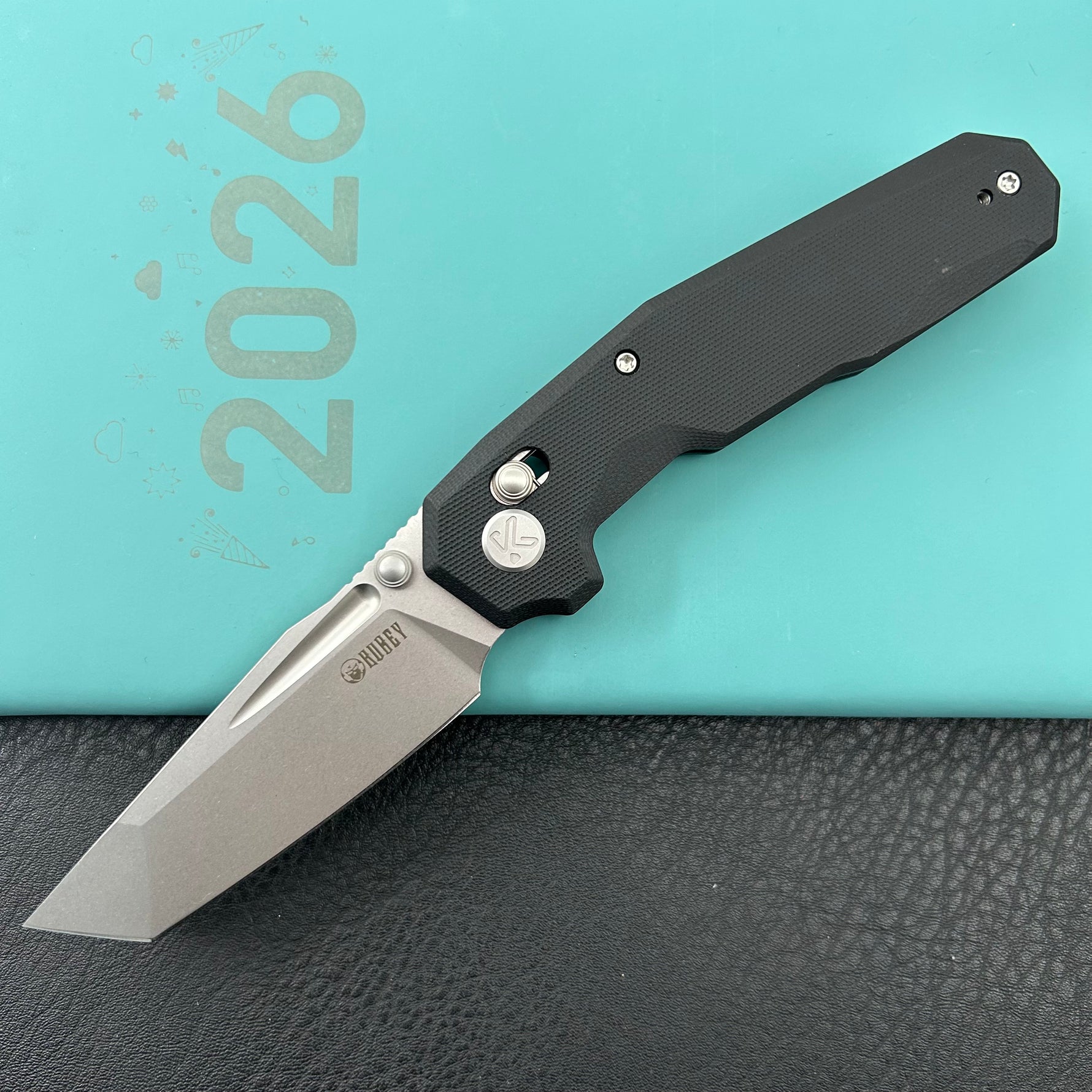 KUBEY Knife KU237A Carve Crossbarlock Black  Folding Knife