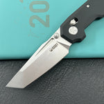 KUBEY Knife KU237A Carve Crossbarlock Black  Folding Knife