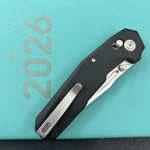 KUBEY Knife KU237A Carve Crossbarlock Black  Folding Knife