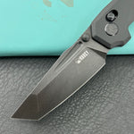 KUBEY Knife KU237E Carve Crossbarlock Blackout  Folding Knife