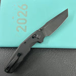 KUBEY Knife KU237E Carve Crossbarlock Blackout  Folding Knife