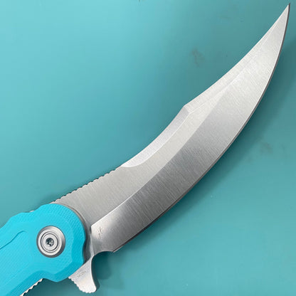 KU KNIVES KU346B Crest Pikal Linerlock Tiffany Blue Folding Knife
