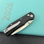 KUBEY Rook D2 G10 Crossbar Lock Folding Knife