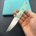 KUBEY Rook D2 G10 Crossbar Lock Folding Knife