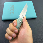 KUBEY Rook D2 G10 Crossbar Lock Folding Knife