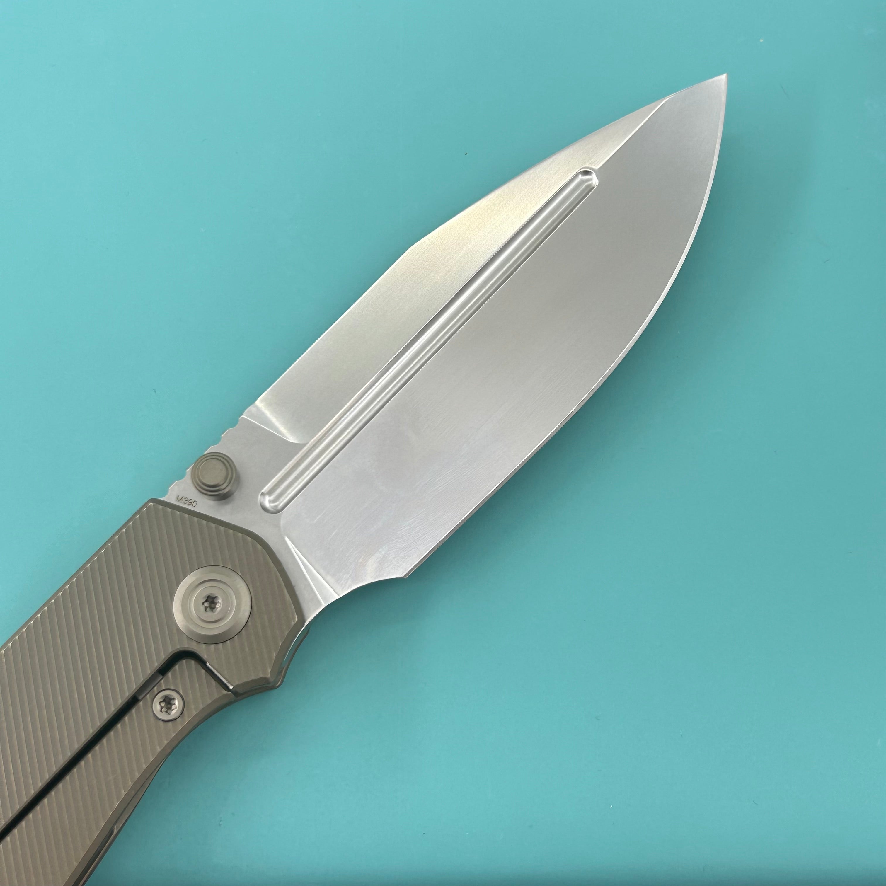 KB KNIVES KB471C Albatross Tactical Folding Knife Bronze Titanium